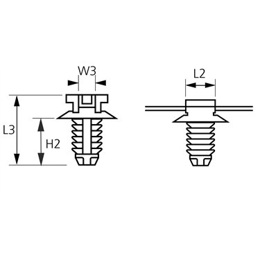 150-55850 HellermannTyton - T30RFT5-PA66HS/PA66HIRHS-BK
