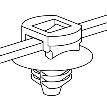 150-77941 HellermannTyton - T50RFT6-PA66HS/PA66HIRHS-BK