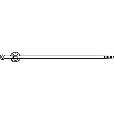 150-93100 HellermannTyton - T50ROSSFT6.5-D16-2 MD-PA66HS/PA66HIRHS-BK