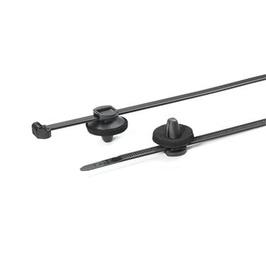 150-93100 HellermannTyton - T50ROSSFT6.5-D16-2 MD-PA66HS/PA66HIRHS-BK