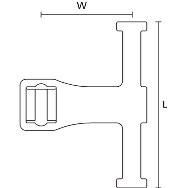 151-00016 HellermannTyton - BC30-PA66HIRHS-BK