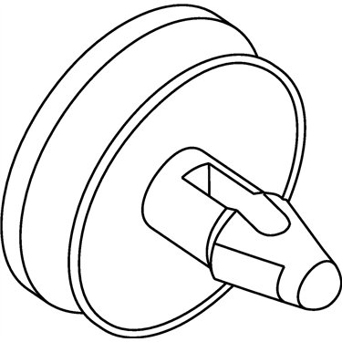 151-00333 HellermannTyton - TRIM PLUG 5-PA66HIR-NA
