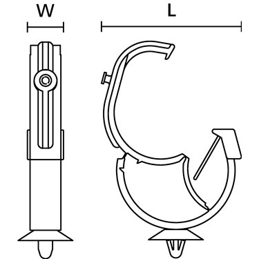 151-00382 HellermannTyton - IAHC4AH-PA66HIRHS-BK