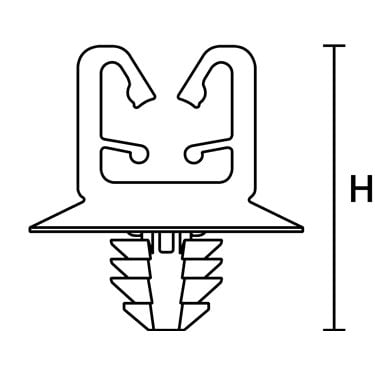 151-00680 HellermannTyton - HC48FT6-PA66HIRHS-BK