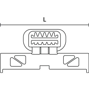 151-00851 HellermannTyton - BCUWS5-D5-25-PA66HIRHS-NA