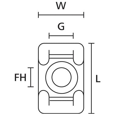 151-01020 HellermannTyton - MCKR8G5-5-PA66MP+-BU