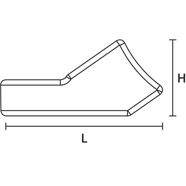 151-01224 HellermannTyton - HDM400-PA66HIRHSUV-BK