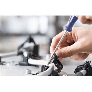 151-01639 HellermannTyton - RCA180LM6-PA66HIRHSUV/ST/ZN-BK