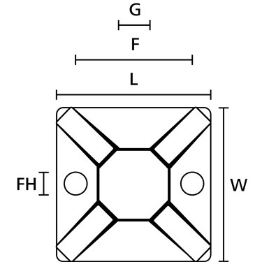 151-02247 HellermannTyton - MB5APT-A-PA66-BK