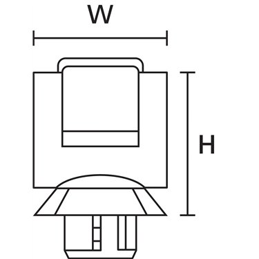 151-02266 HellermannTyton - RCC D24-PA66HIRHS-BK
