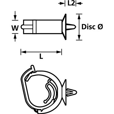 151-02881 HellermannTyton - AHC2AH-PA66HIRHS-BK