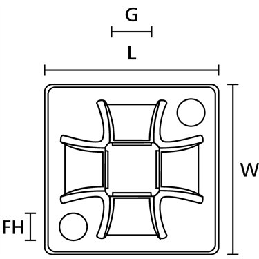 151-10901 HellermannTyton - QM20-PA66-NA