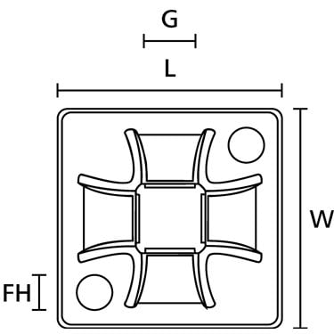 151-10915 HellermannTyton - QM30A-PA66-BK