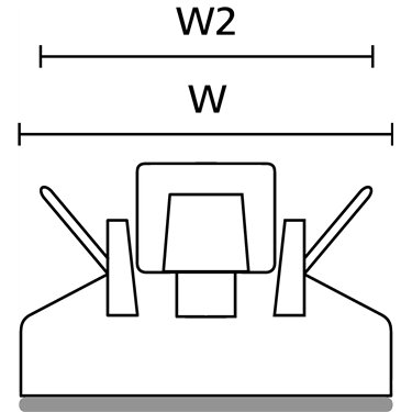 151-15250 HellermannTyton - FKH25A-PA66HIR-BK
