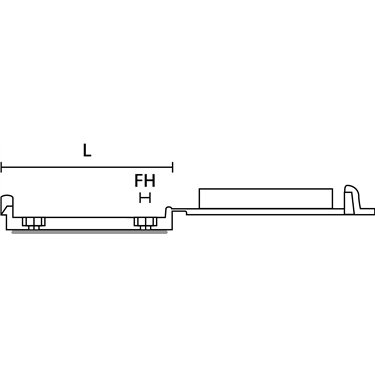 151-15300 HellermannTyton - FKH30A-PA66HIR-BK