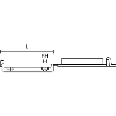151-15500 HellermannTyton - FKH50A-PA66HIR-BK