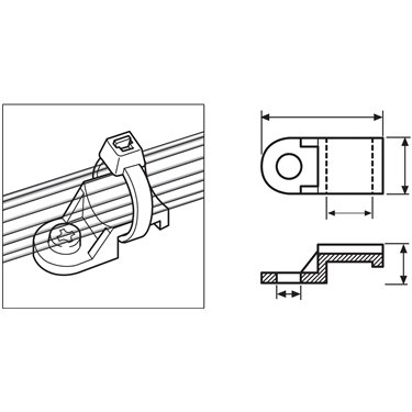 151-21319 HellermannTyton - TY3G1-PA66-NA