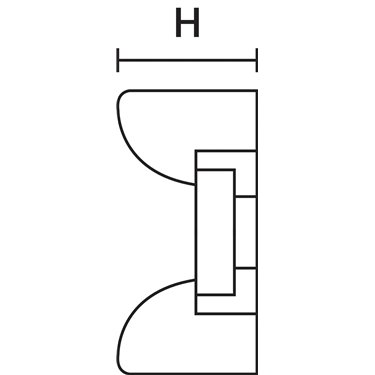 151-24619 HellermannTyton - KR6G5-PA66-NA