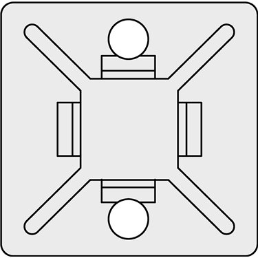 151-28412 HellermannTyton - MB4A-PA66-BK