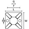 151-28412 HellermannTyton - MB4A-PA66-BK