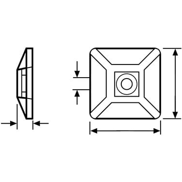 151-28449 HellermannTyton - MB4CAS-PA66-NA
