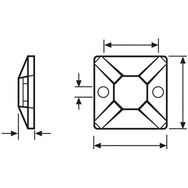 151-28479 HellermannTyton - MB4-PA66-WH