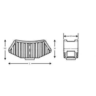 151-29301 HellermannTyton - MSBT120-PA66HIRHS-BK