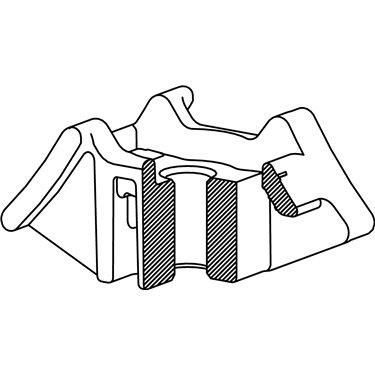 151-29400 HellermannTyton - S2CM25-PA66HIRHS-GY