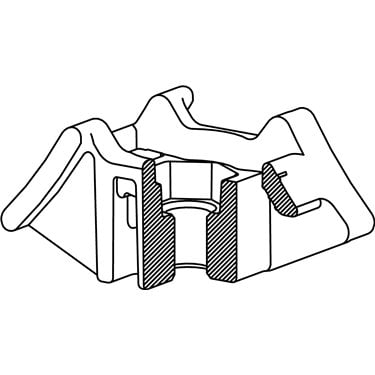 151-29403 HellermannTyton - S2HM25-PA66HIRHSUV-BK