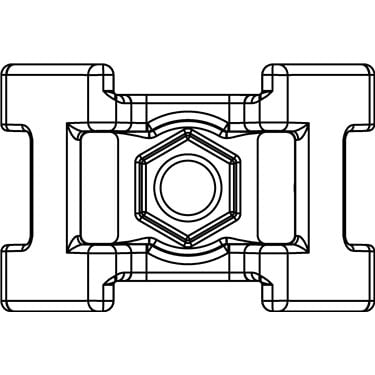 151-29403 HellermannTyton - S2HM25-PA66HIRHSUV-BK