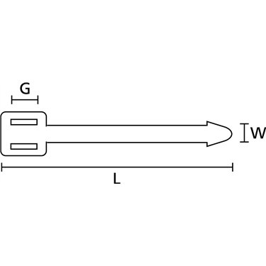 151-41110 HellermannTyton - AT1-PA66-BK