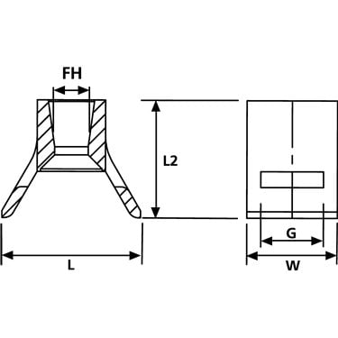 151-80210 HellermannTyton - LOK02-PA6HIR-BK
