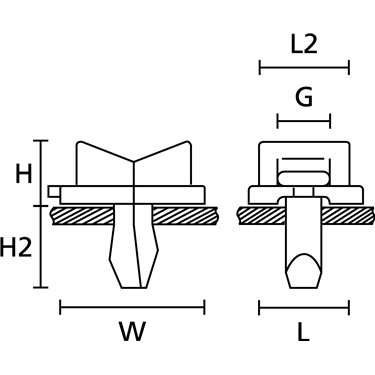 152-51059 HellermannTyton - TY5K1-PA66HS-NA