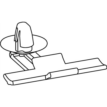 155-01600 HellermannTyton - STAND-OFF-CLIP-2-PA66HIRHS-BK