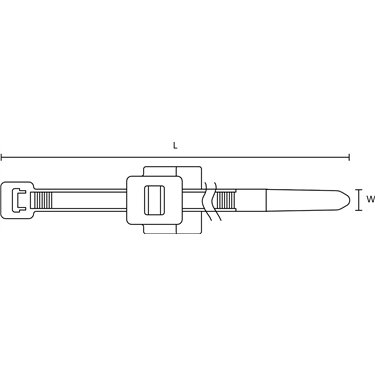 156-00003 HellermannTyton - T30REC5A-PA66HS/PA66HIRHS-BK