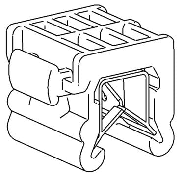 156-00006 HellermannTyton - T50ROSEC23-PA66HS/PA66HIRHS-BK