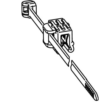 156-00011 HellermannTyton - T50ROSEC22-PA66HS/PA66HIRHS-BK