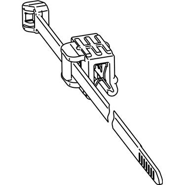 156-00011 HellermannTyton - T50ROSEC22-PA66HS/PA66HIRHS-BK