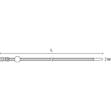 156-00276 HellermannTyton - T50RCOUPLER-PA66HIRHS/PA66HI