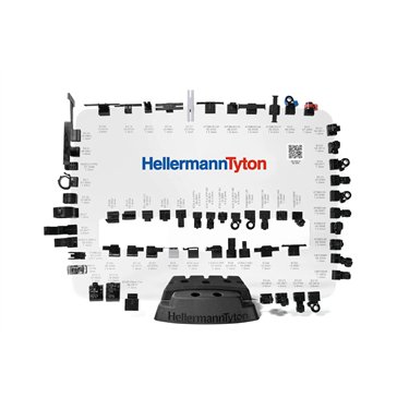 156-00380 HellermannTyton - CBTOS50RSTUD5-PA66HS/PA66HIRHS-BK