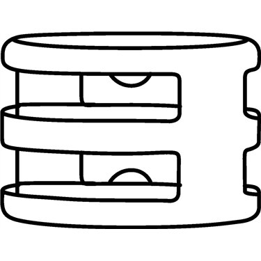 156-00382 HellermannTyton - T50RCOUPLER-PA46-GY