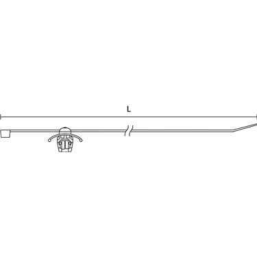 156-00446 HellermannTyton - T50RFT62x122HR-PA46-GY