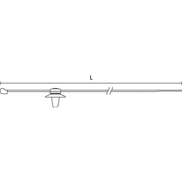 156-01091 HellermannTyton - PT2AP2SFT6.5-PEEK-BGE
