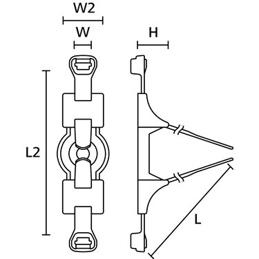 156-01096 HellermannTyton - X120RDHDM6-PA66HIRHS/PA66W-BK
