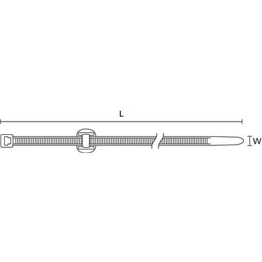 156-01203 HellermannTyton - T50RDHA5.5x15-PA46-GY