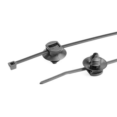 156-01754 HellermannTyton - T18RFT6-PA66HS/PA66HIRHS-BK