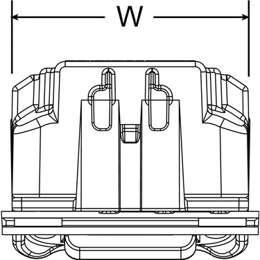 156-02634 HellermannTyton - IRCBMB5A-PA66HIRHSUV-BK