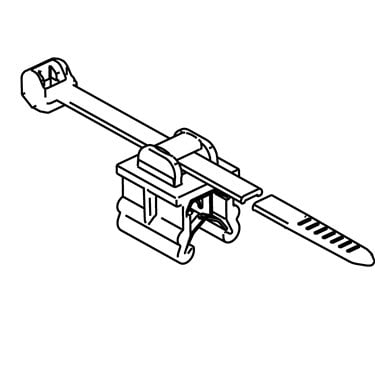 156-04600 HellermannTyton - T18ROSEC19-PA66HS/PA66HIRHS-BK
