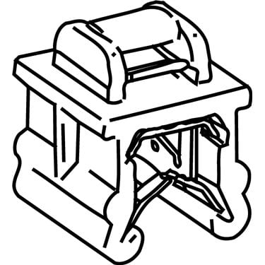 156-04600 HellermannTyton - T18ROSEC19-PA66HS/PA66HIRHS-BK
