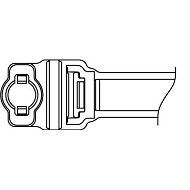 157-00035 HellermannTyton - WSI8MM-PA66HIRHSUV-BK